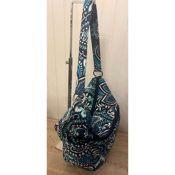 Vera Bradley Go Ahead Convertible Shoulder Blue Island Medallion READ - Picture 3 of 6